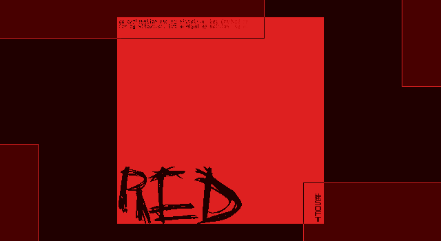 Title screen of 'red'.