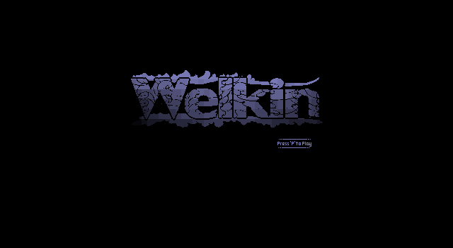 Title screen of 'Welkin'.