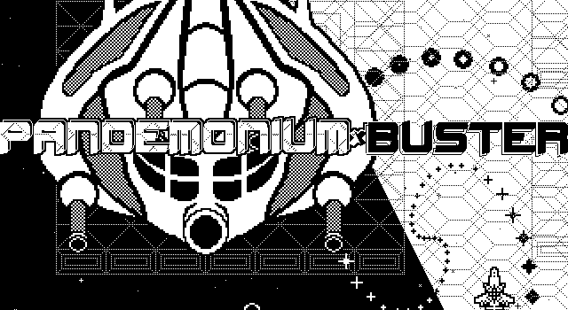 Title screen of 'Pandemonium Buster'.