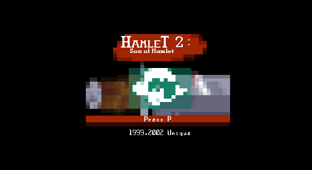 Title screen of 'Hamlet 2'.