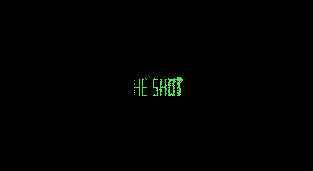 Title screen of 'The Shot'.