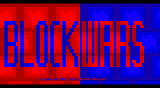 Title screen of 'Block Wars'.