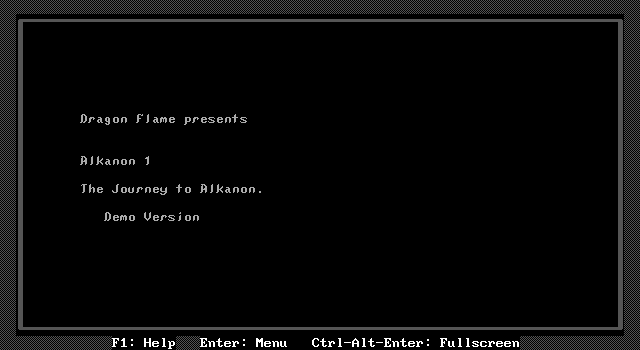 Submitted by CJA. Title Screen